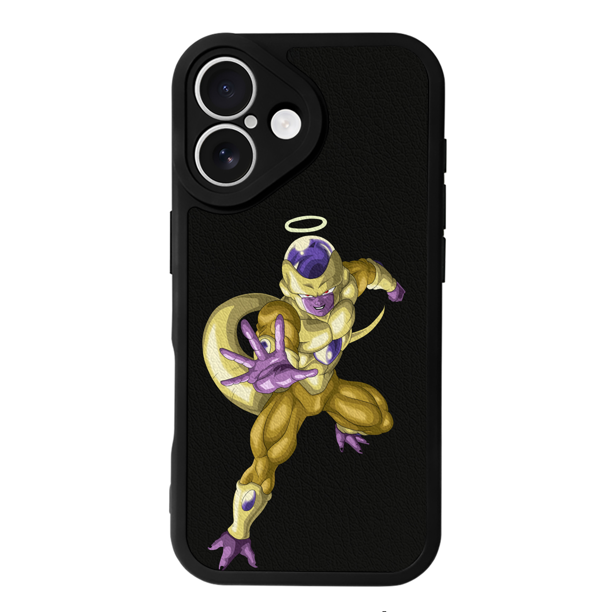 （画像用） ドラゴンボール フリーザ DRAGON BALL Frieza 【iPhone 16シリーズ対応】シリコンスマホケース（レザー調） 材質：シリコン